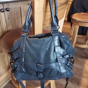 Slouchy Black Satchel